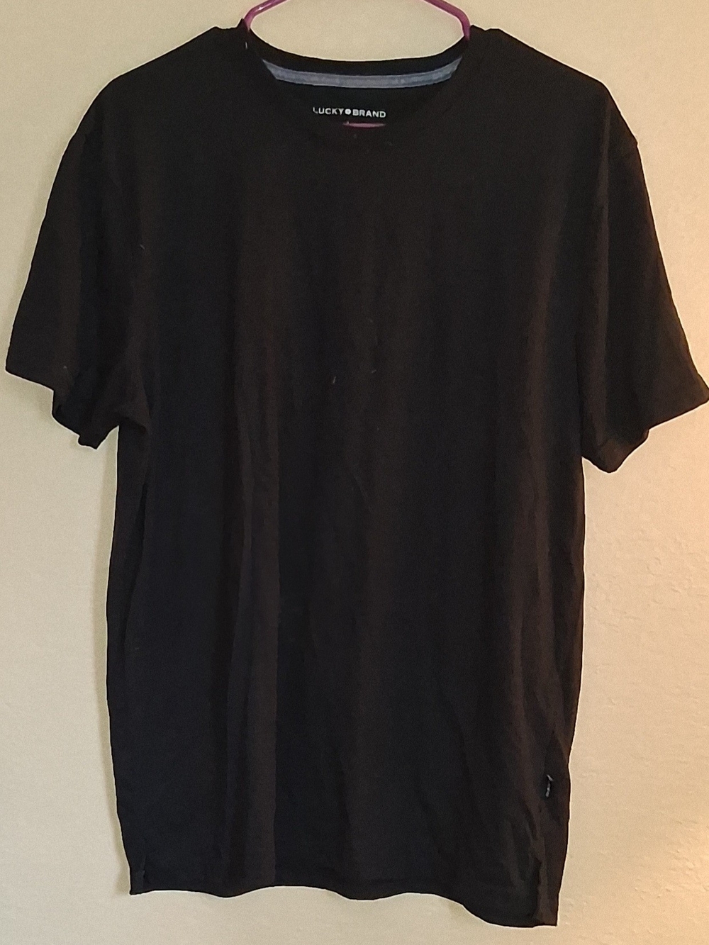 Lucky Brand Men’s Black Short Sleeve Crew Tee